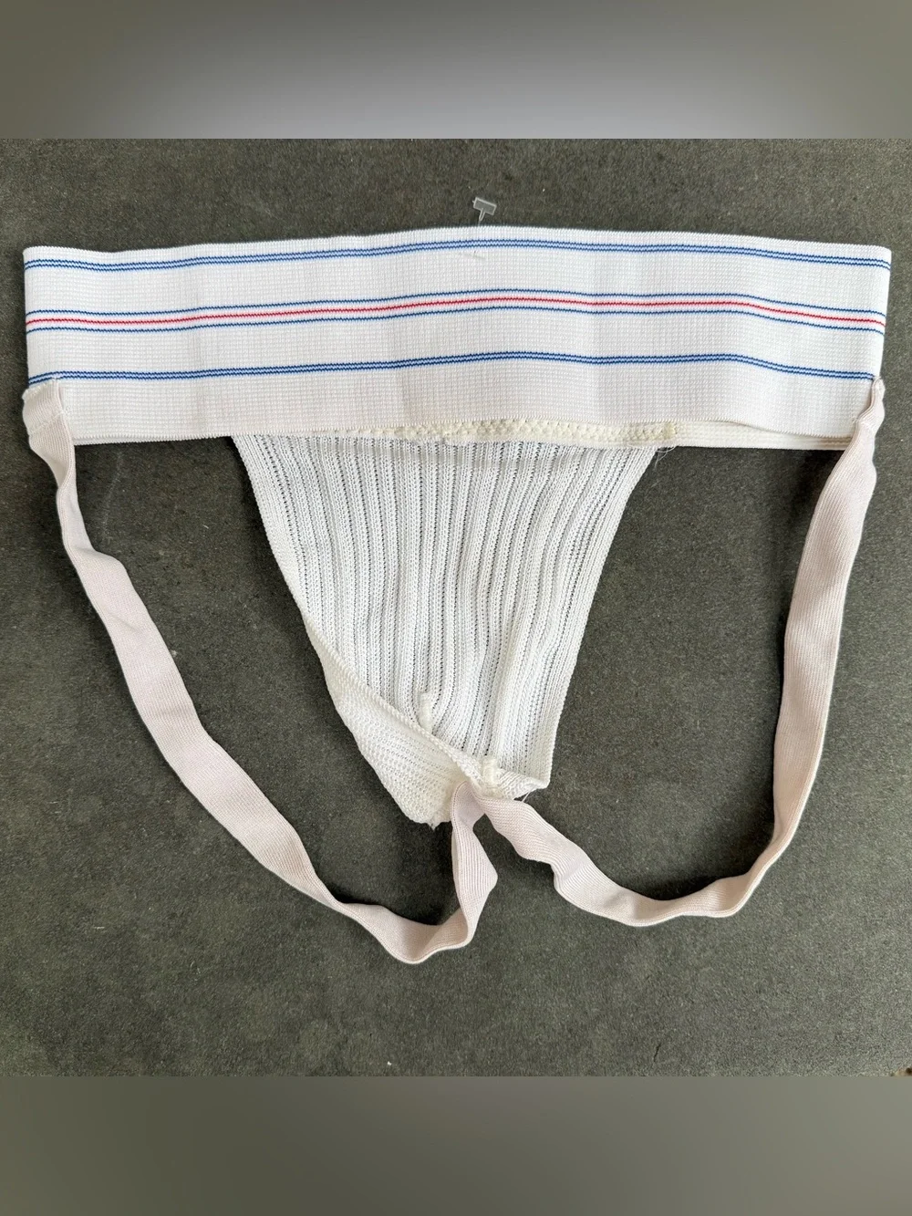 Vintage Grid Jock Strap Large - Q Athletic Supporter